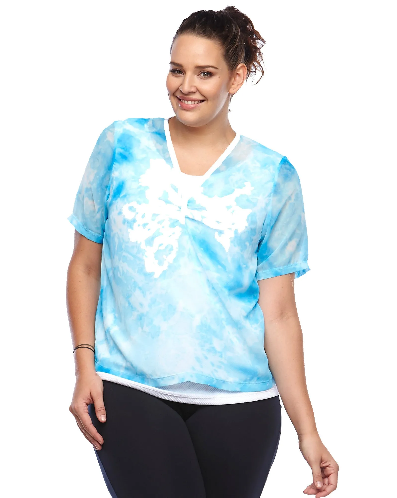 Tie Dyed Double Tee 16