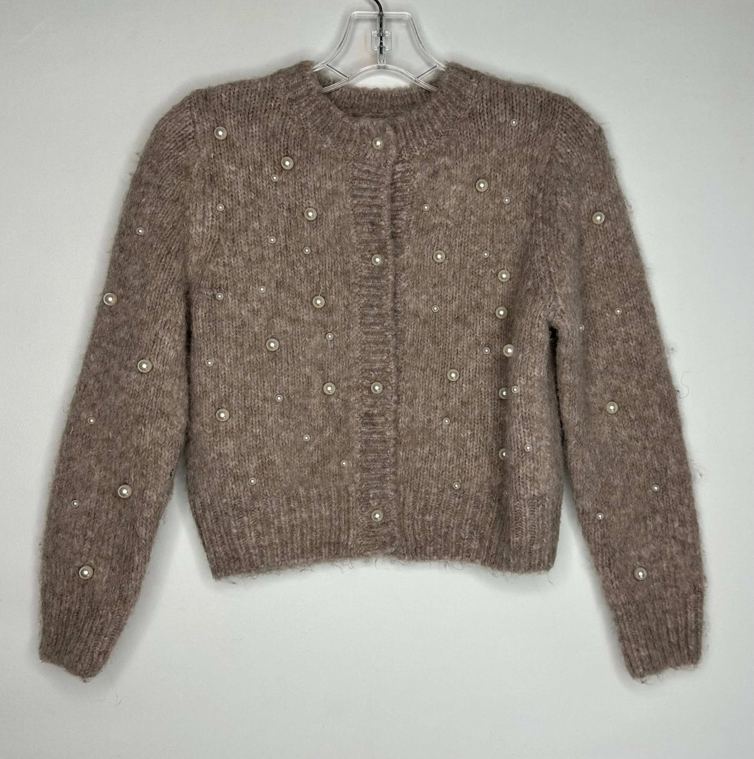 Zara Cardigan Pearl Butto size 7