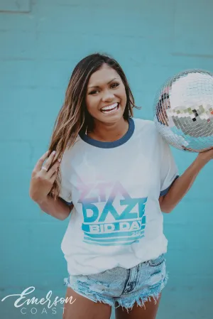 ZTA Bid Daze Ringer Tee